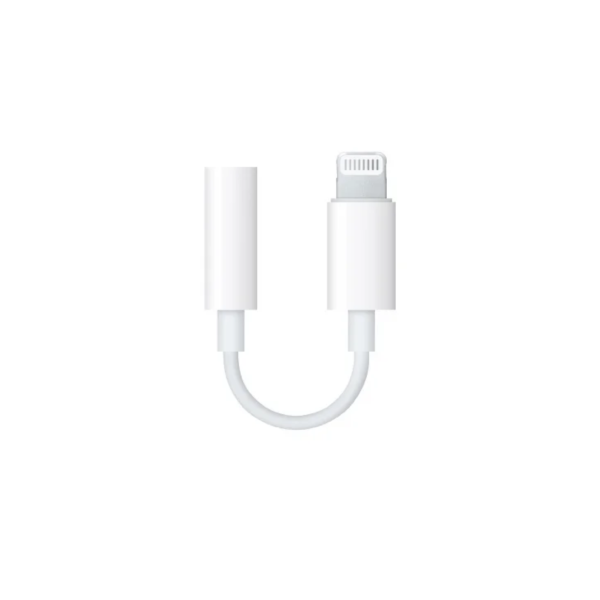 Apple Lightning to 3.5 mm Headphone Jack Adapter White – Male/Female, Lightning Connector, Compatible With iPod touch, iPad and iPhone